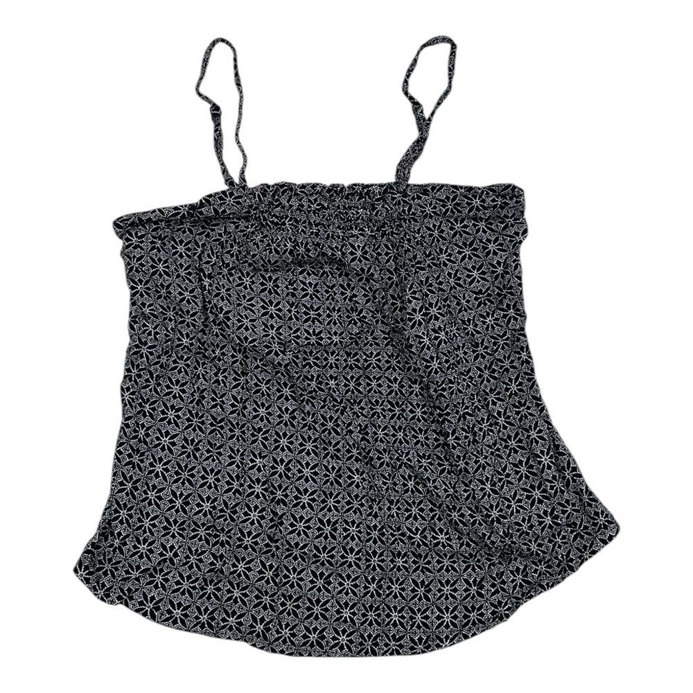Old Navy Black Sleeveless Patterned Tank - Womens Size XS